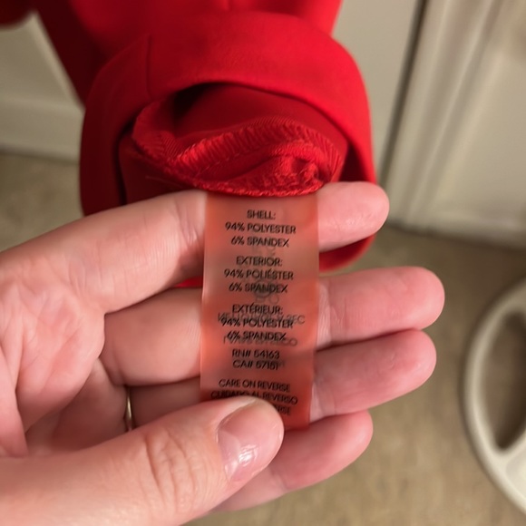 Sale!!! Calvin Klein Red Midi Dress - Picture 3 of 11